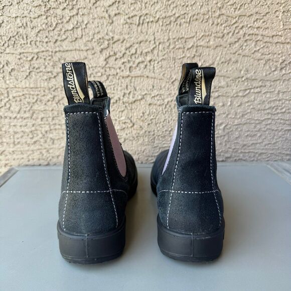 Blundstone 2034 Chelsea Boot Womens Size 10US/7AU Suede Dark Navy Lavender Ankle - Picture 4 of 15